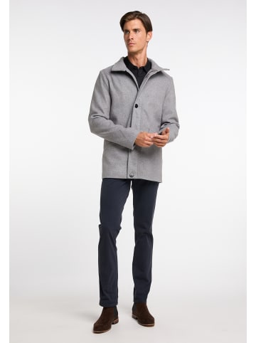 DreiMaster Klassik Herren Übergangsjacke Aus Wollgemisch in Grau Melange
