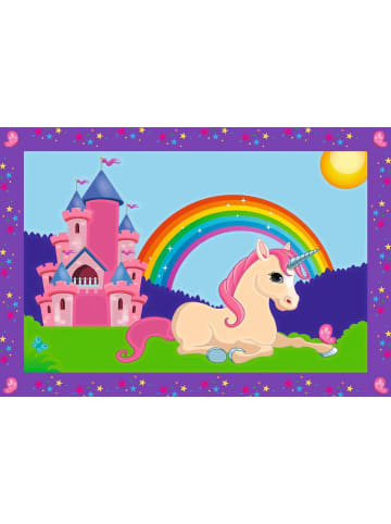 Ravensburger Ravensburger CreArt, Malen nach Zahlen Junior - Bunte Einhornwelt in bunt