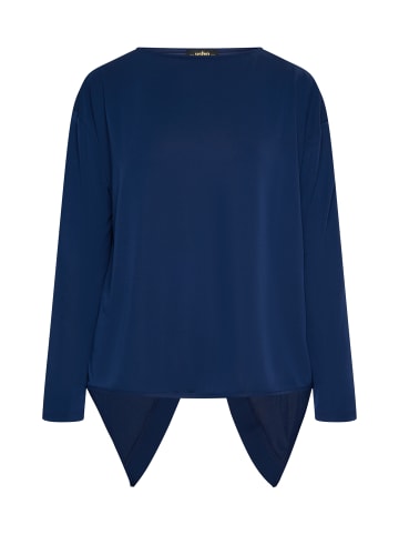 usha BLACK LABEL Damen Langarmbluse in Marine