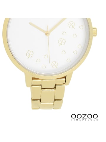Oozoo Analog-Armbanduhr Oozoo Timepieces gold groß (ca. 42mm)