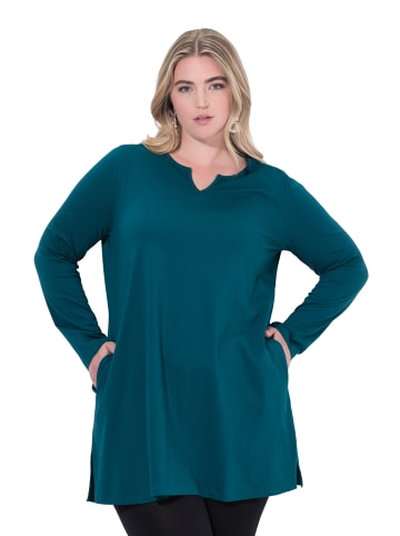 Ulla Popken Longshirt in petrolgrün