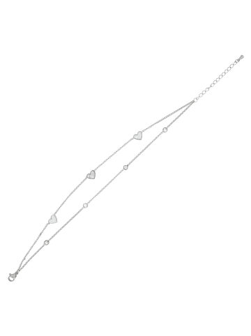 Adeliás Damen Fußkettchen – aus Edelstahl in silber