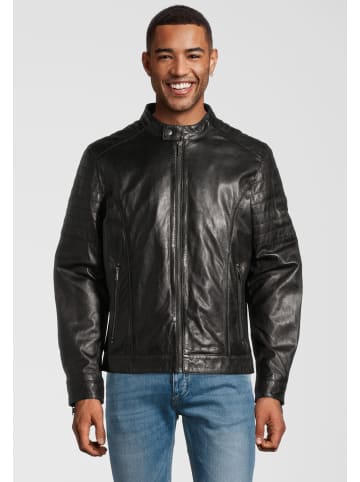 H.I.S Lederjacke SAMUEL HIS in schwarz