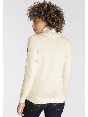 Kangaroos Rollkragenpullover in natur melange