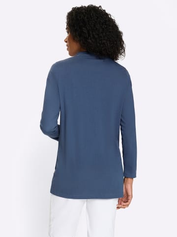 Sieh an! Longshirt in jeansblau-marine