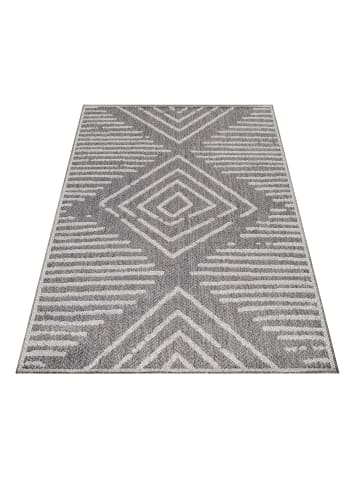 KADIMA DESIGN Teppich Outdoor Flachgewebe Gestreift Polypropylen Balkon