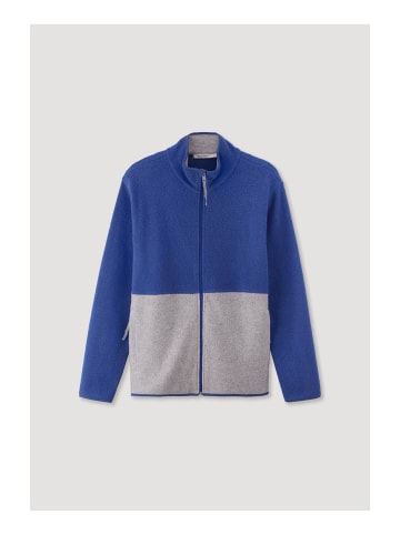 Hessnatur Fleece Jacke in ultramarine