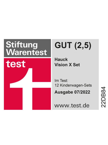 Hauck 4in1 Kinderwagen-Set Vision X Trio Set - in beige,schwarz