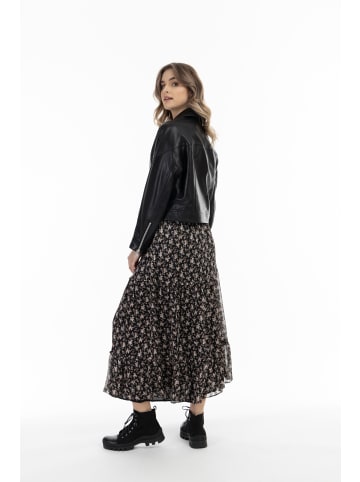 DreiMaster Damen Lederjacke in Schwarz