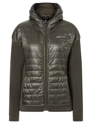 super.natural Merino Jacke W WARM UP ALOOF JACKET in grün