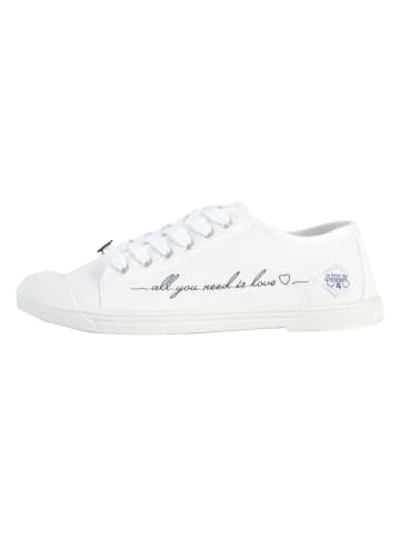 Le Temps des Cerises Schnürsenkel-Tennis Basic 02 Weiß