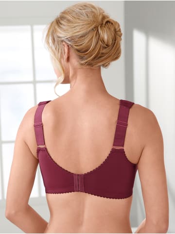 WITT WEIDEN Entlastungs-BH ohne Bügel in schwarz + bordeaux