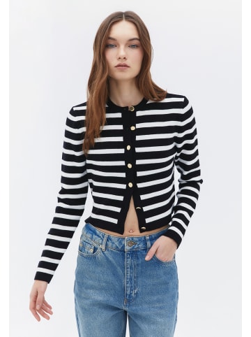 OXXO Cardigan BLACK/ICE MILK