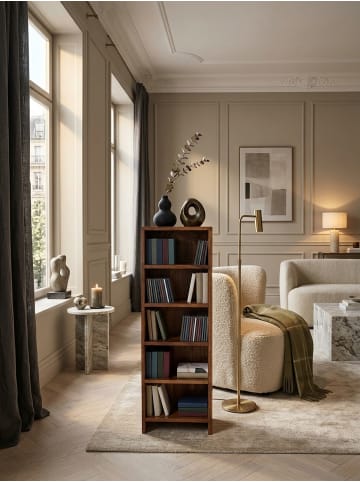 KADIMA DESIGN CD Regal MUMBAI Massivholz Standregal 90 cm hoch in Massivholz