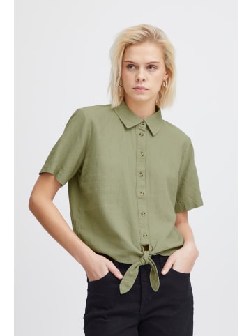 ICHI IHLino regular fit in Vetiver