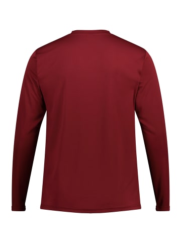 JP1880 Kurzarm T-Shirt in dunkel kirschrot