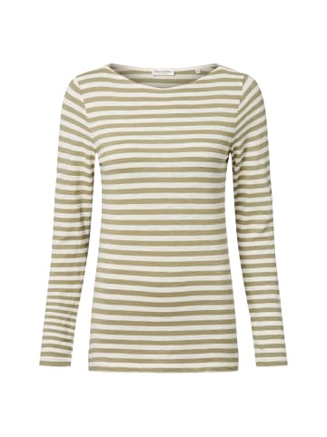 Marc O'Polo Langarmshirt in oliv ecru - 0002