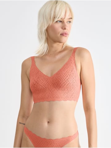 Sloggi T-Shirt-BH ZERO Feel Bliss Bralette in LOVELY APRICOT