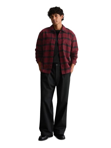 Marc O'Polo DENIM Flanell-Hemd regular in Dark Red