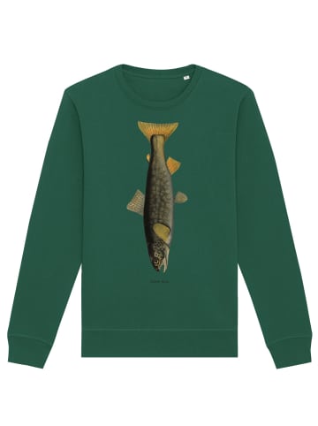 wat? Apparel Sweatshirt Forelle in Bottle Green