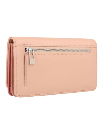 DuDu Geldbörse RFID Leder 17,5 cm in rosa cipria