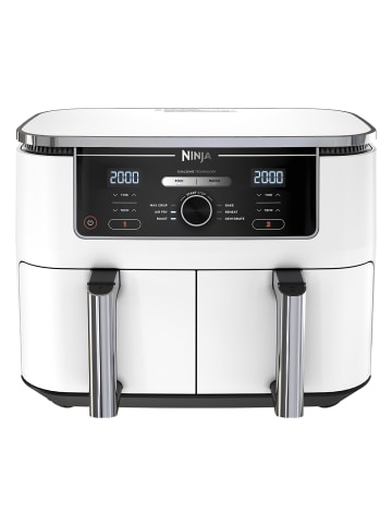 NINJA Heißluftfritteuse AF400EUDBCP Foodi Max Dual Zone in weiß