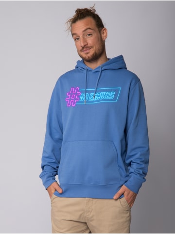 wat? Apparel Sweatshirt No Excuses in Bright Blue