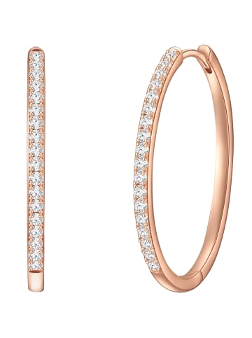 Glanzstücke München Creolen Sterling Silber Zirkonia in roségold