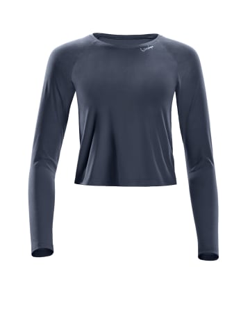 Winshape Functional Light and Soft Cropped Long Sleeve Top AET119LS in anthracite