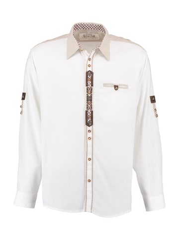 OS-Trachten Trachtenhemd 120017-2541 in weiß