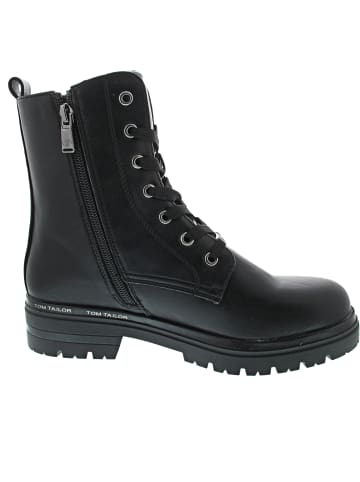 Tom Tailor Schnürstiefel Schwarz
