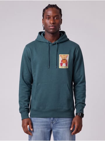 wat? Apparel Sweatshirt Tarot The Coffee in Petrol