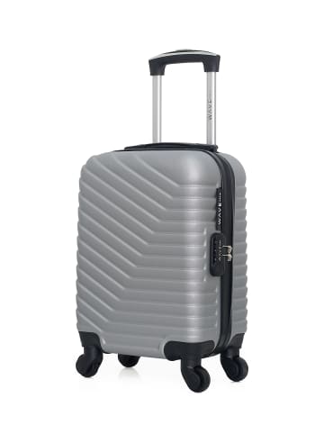 WAVE PARIS Handgepäck Koffer LENA in HeLgrau (26L)