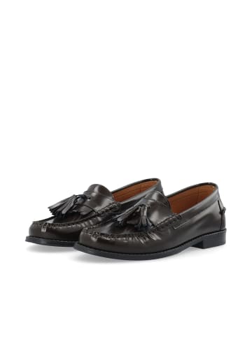 Bianco Lederhalbschuhe in Brown1
