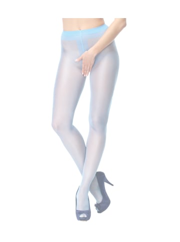 MissO Ouvert-Strumpfhose P101 in lightblue