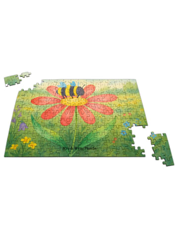 Mr. & Mrs. Panda Puzzle Hummel Blume Design ohne Spruch in Weiß