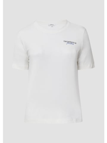 s.Oliver T-Shirt in 02D2_creme
