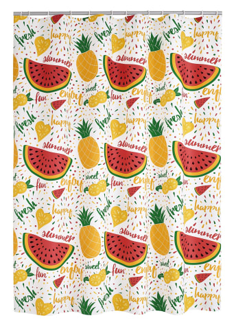 RIDDER Duschvorhang Folie Fruits multicolor 180x200 cm