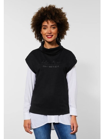 Street One Sweatshirt in Black