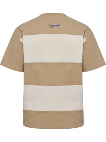 Hummel T-Shirt "Loose T-Shirt S/S Bees Stripe" in Weiß