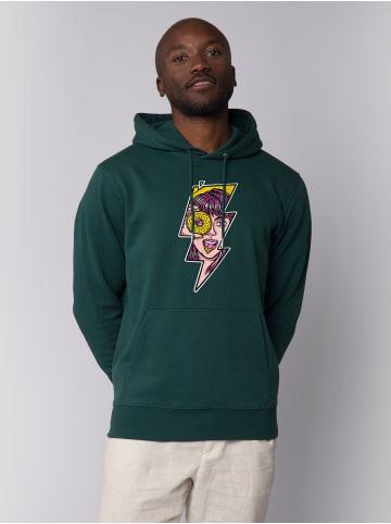 wat? Apparel Sweatshirt Donut in Glazed Green