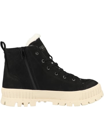 Palladium Schnürboots Pallashock Zip Warm in schwarz