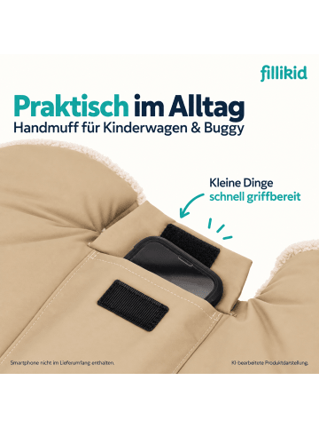 fillikid Handwärmer Kalix Teddy Exklusiv in Natur