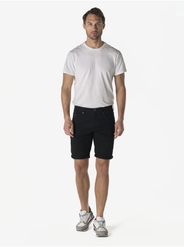 KOROSHI RegulÃ¤re farb-baumwoll mÃ¤nner kurze jeans in Schwarz