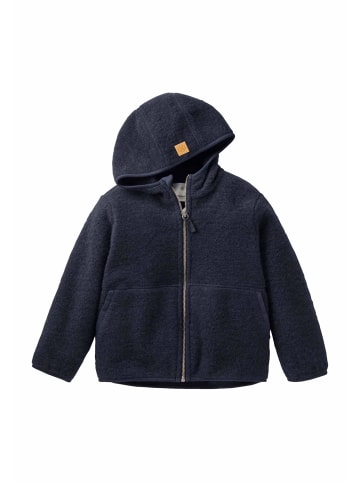 Hessnatur Wollfleece Jacke in marine