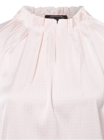 comma Blusenshirt in aprikot weiß