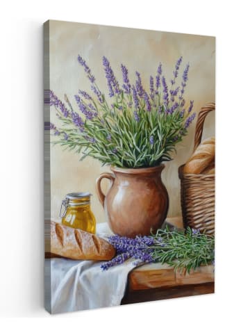 MuchoWow Leinwand Bilder Flieder