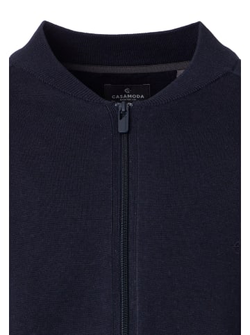 Casa moda Strickjacke Basic in Dunkelblau