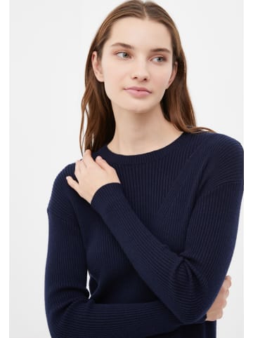 Finn Flare Strickkleid Fine Rib in dark blue