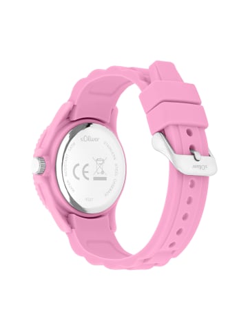 s.Oliver Armbanduhr The Butterfly in rosa